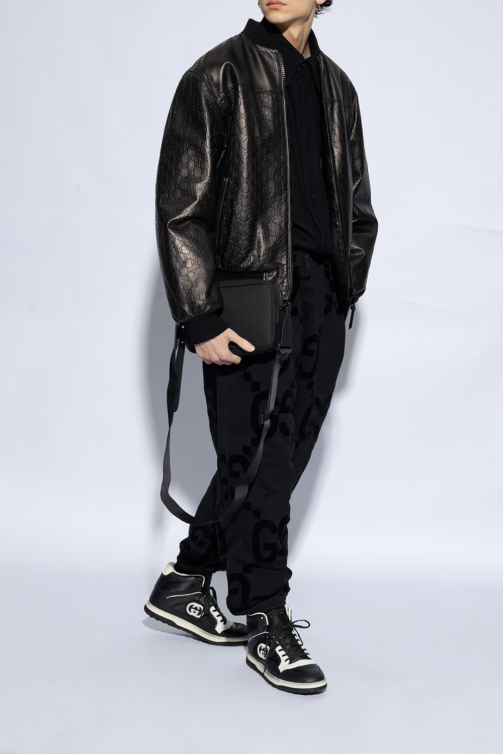 Black 'MAC80' high - gucci gg star sweatshirt item - top